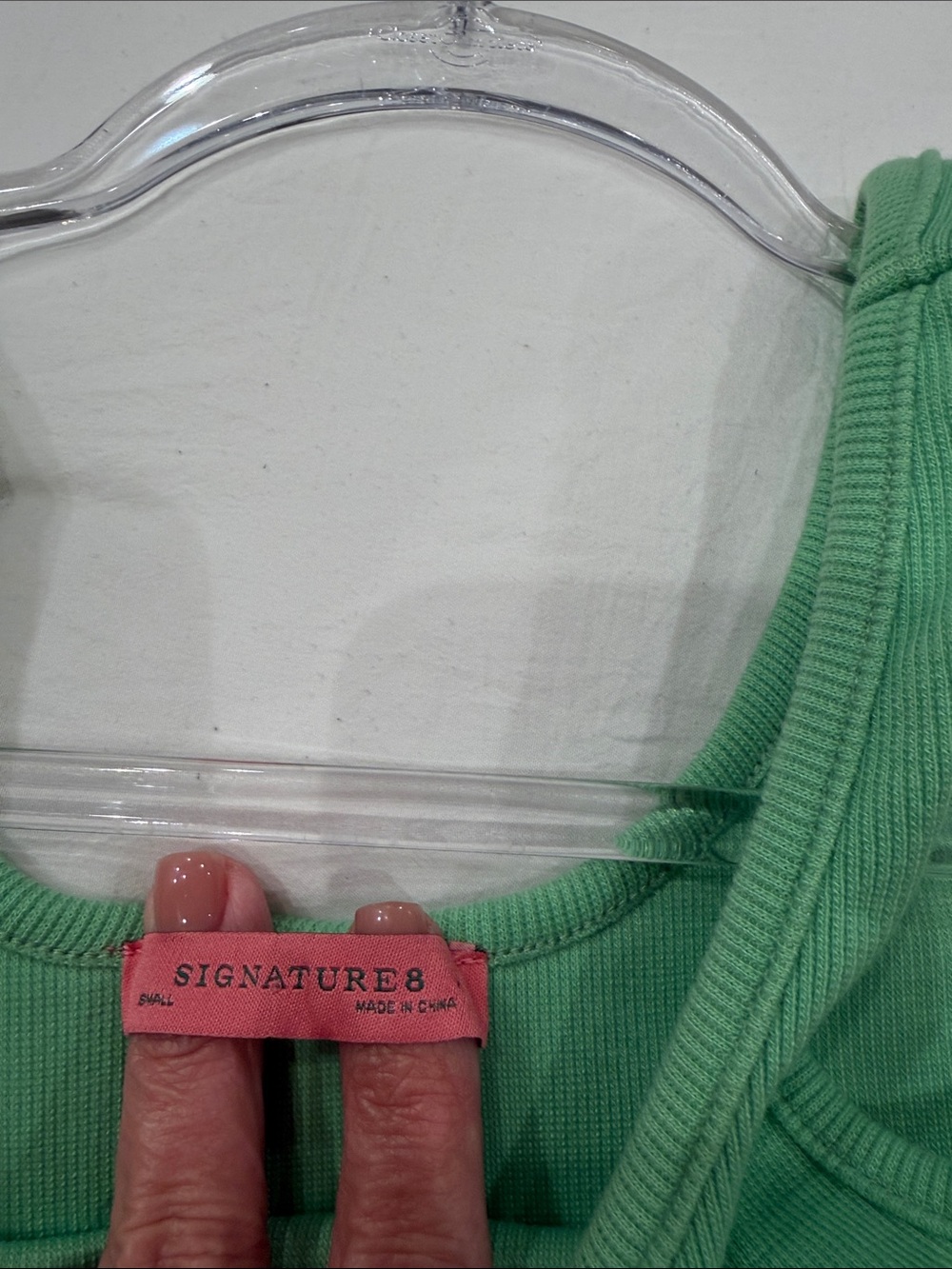 Signature8 Green Cropped Tank - Picture 3 of 6